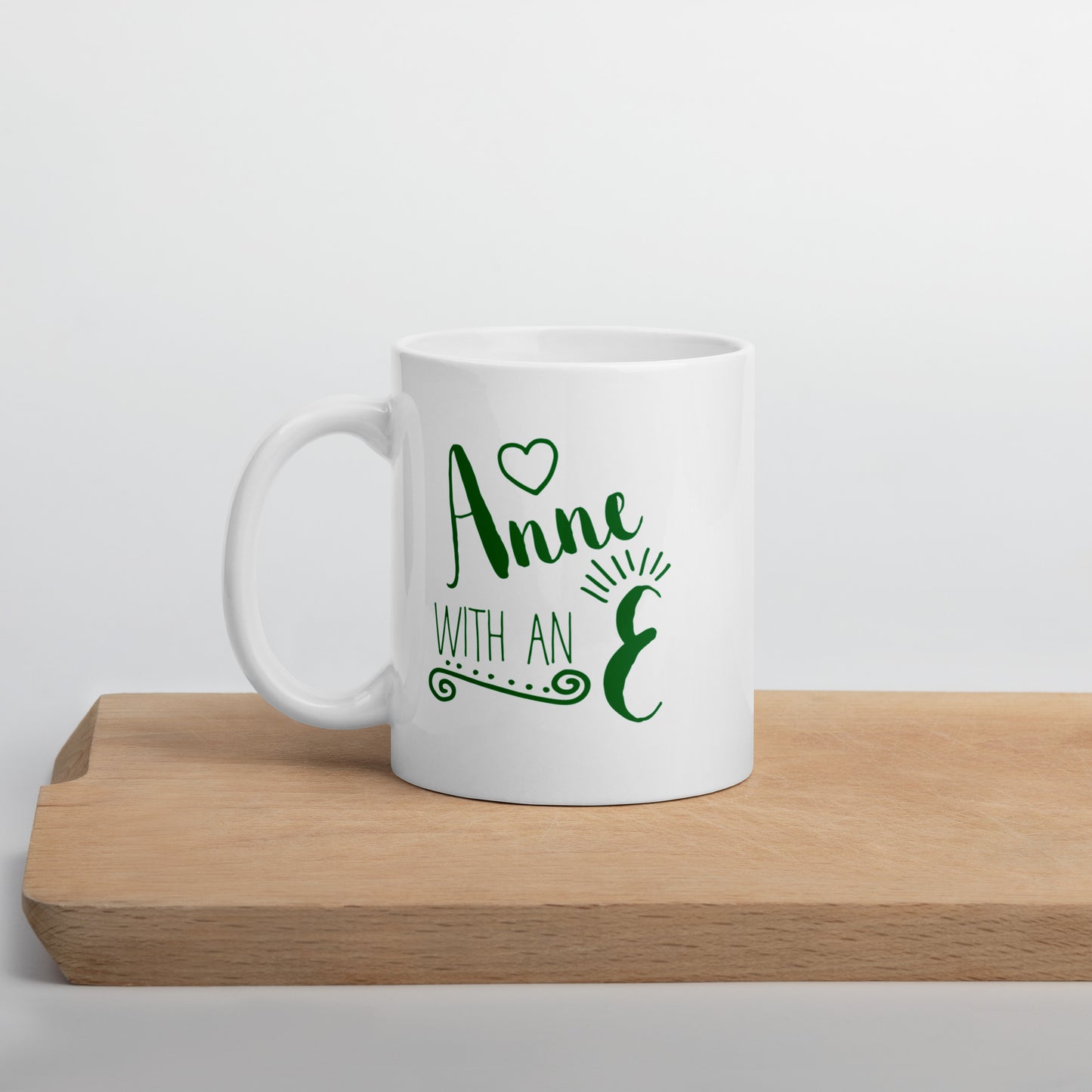 Anne With An E Anne of Green Gables White Ceramic Book Lover Ceramic Mug