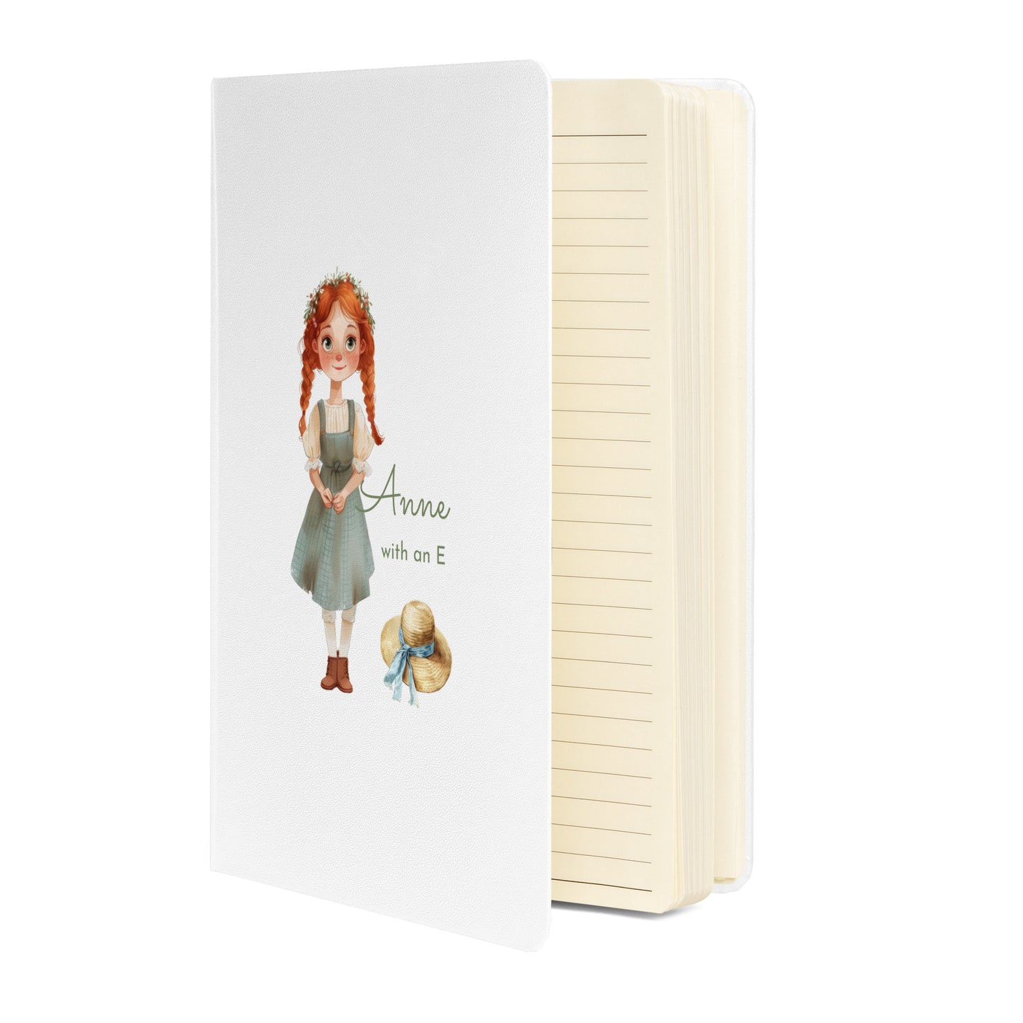 Anne with an E Green Gables hardcover blank journal