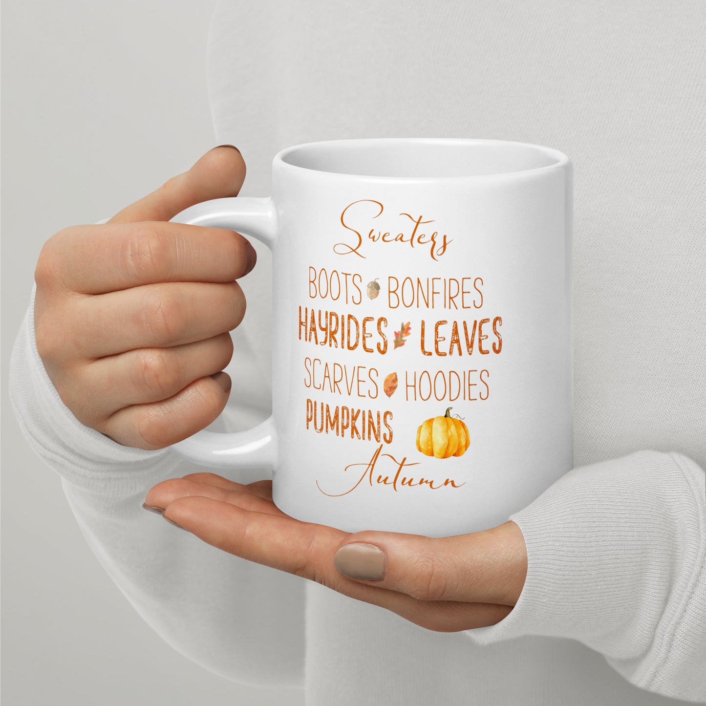 Ceramic mug listing Autumn favorites