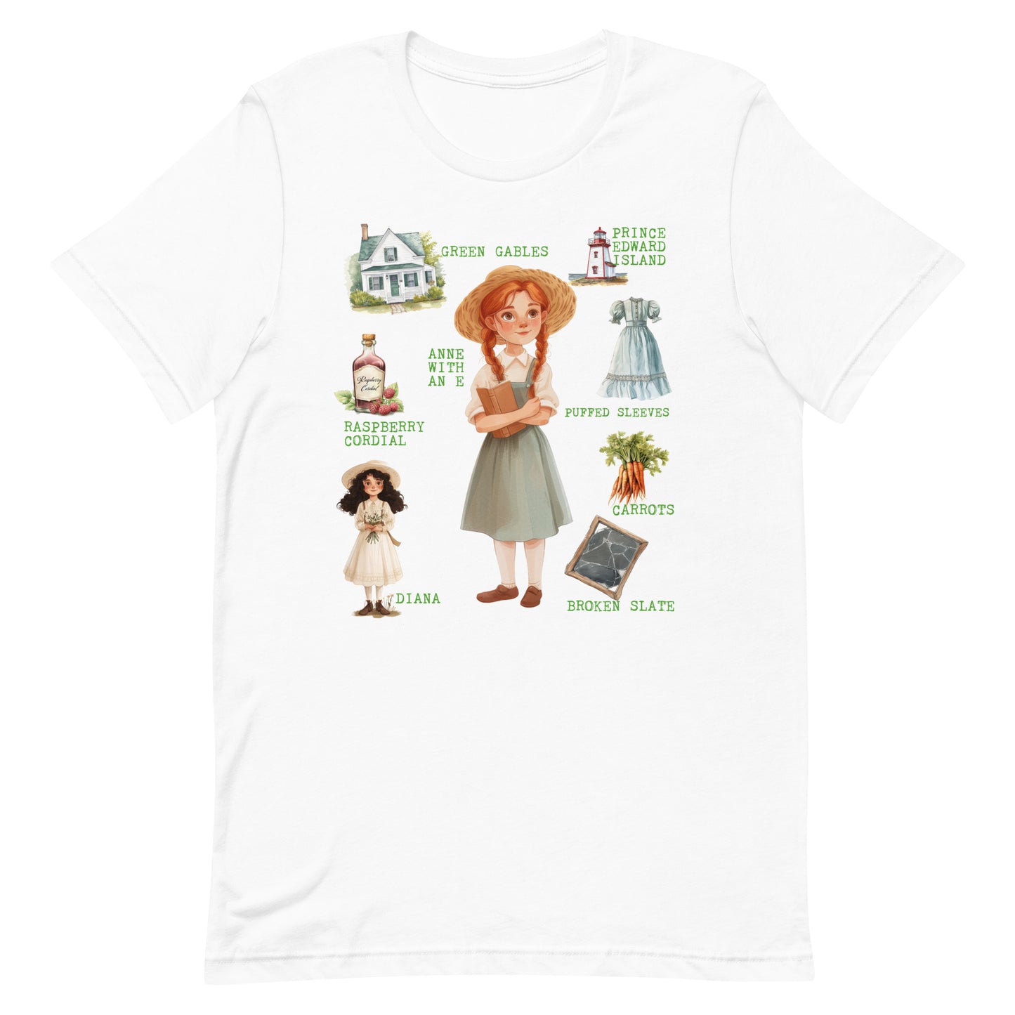 Favorite Anne things tee white