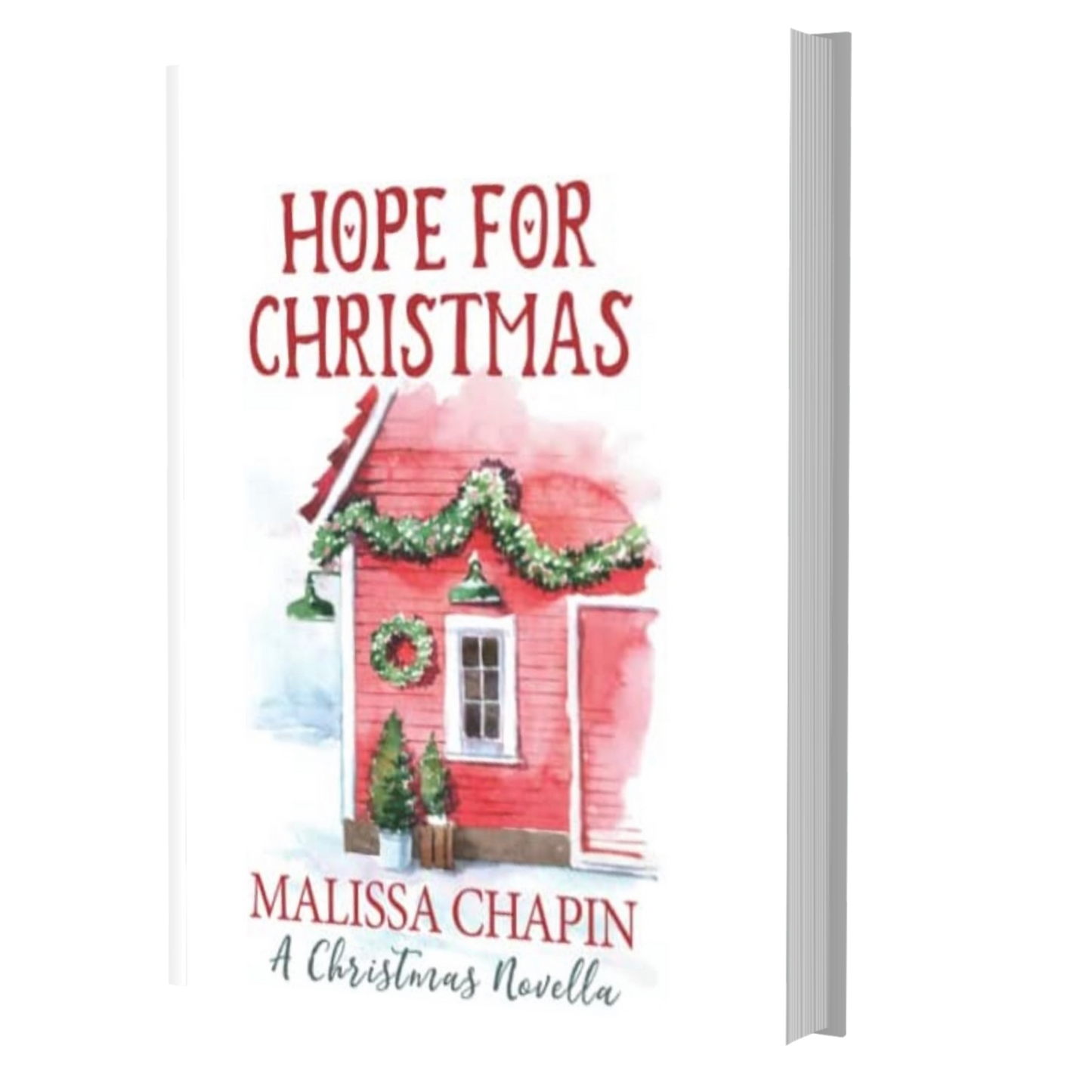 Small town Christmas romance Wisconsin Story Hallmark Movie in a book paperback