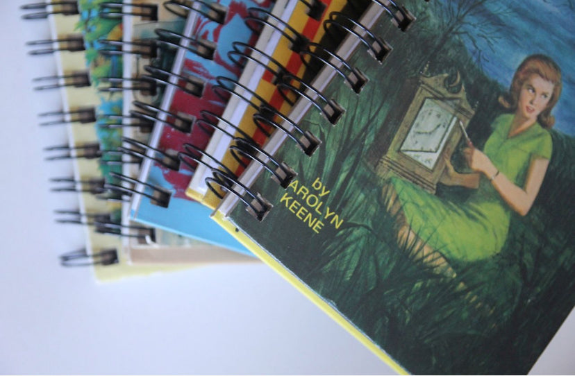 Nancy Drew The Hidden Staircase Mystery Spiral Bound Blank Journal Recyled Hardcover