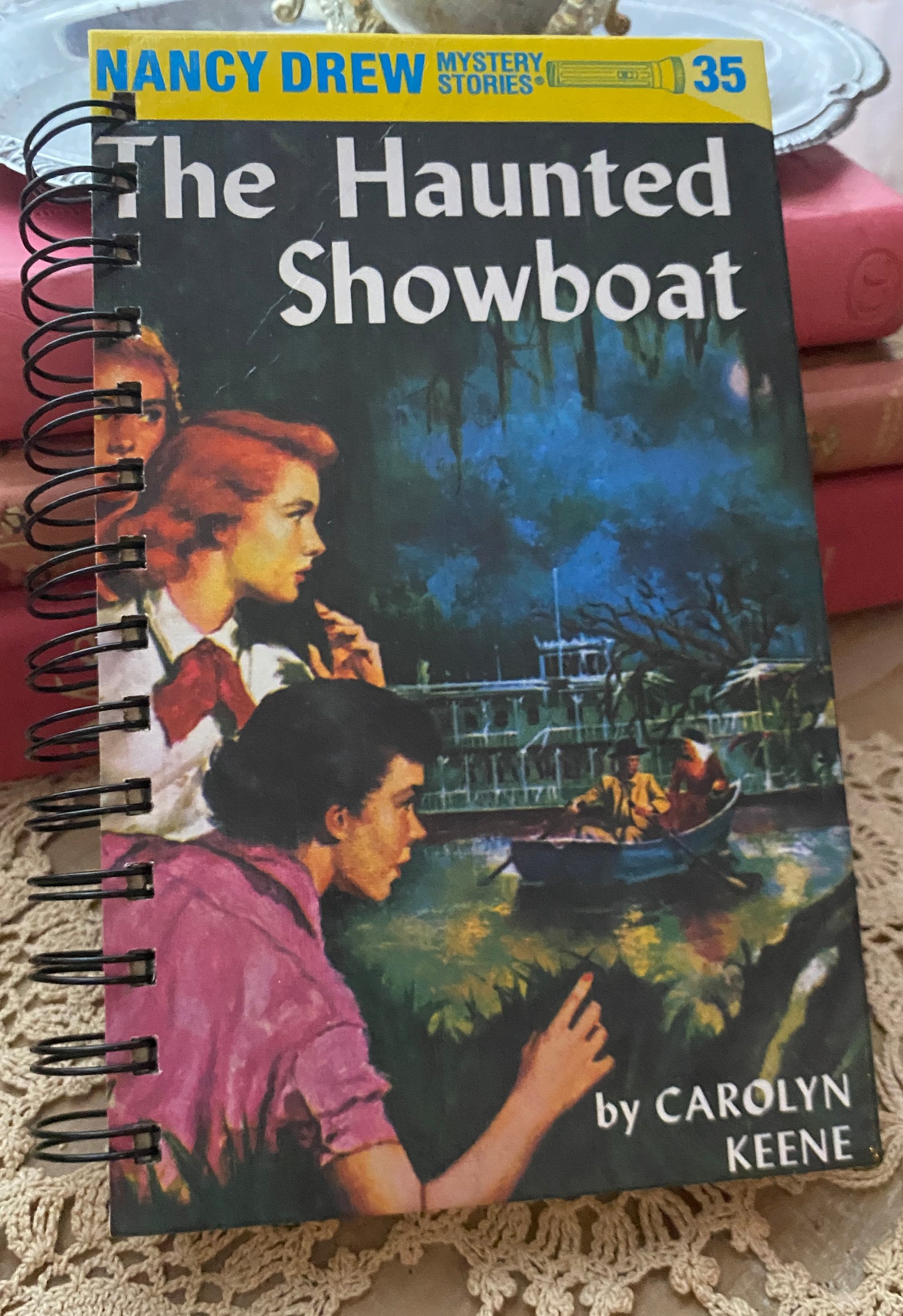 Nancy drew mystery blank notebook journal recycled sustainable