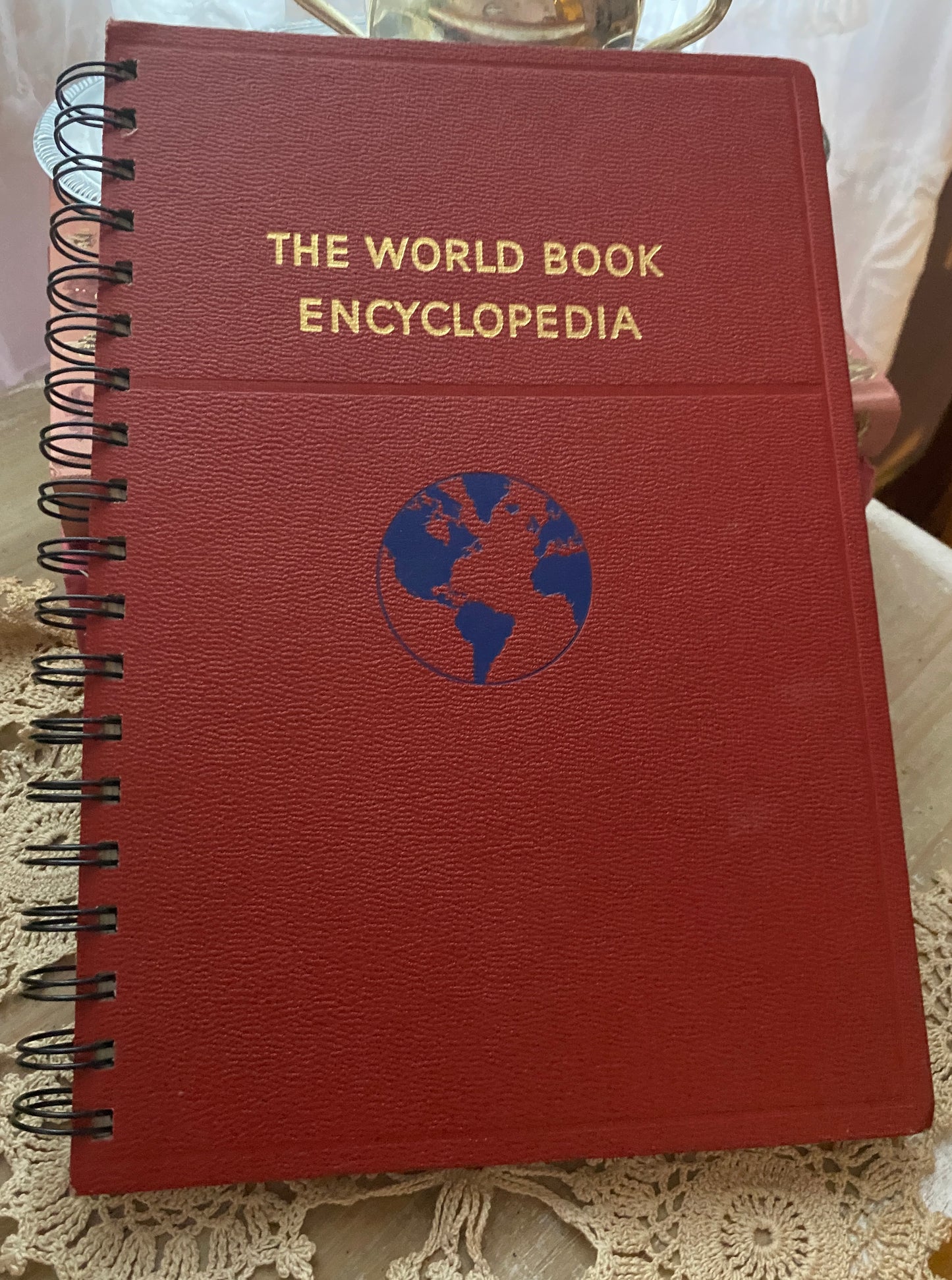 Recycled encyclopedia blank journal sustainable