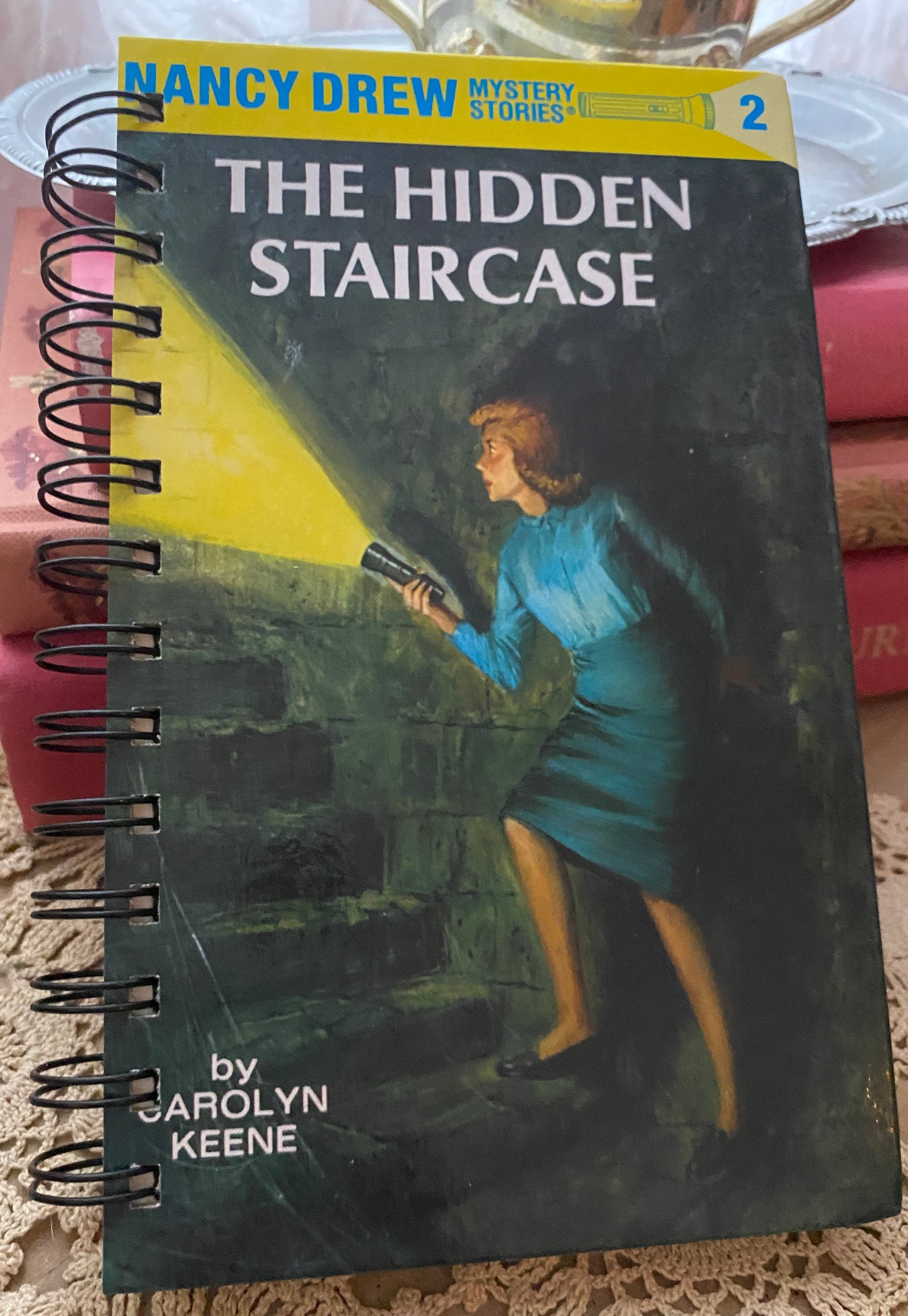 Nancy Drew recycled vintage book journal sustainable