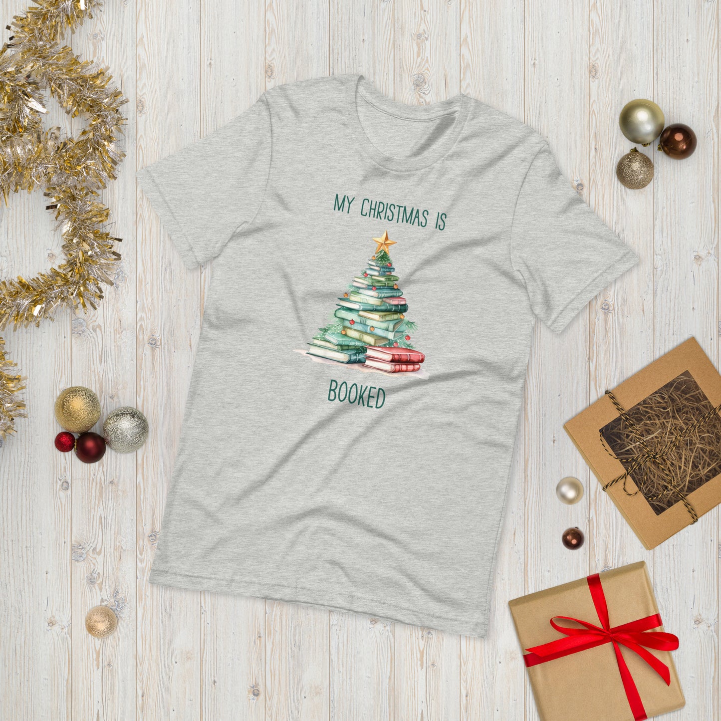 My Christmas is booked athletic heather