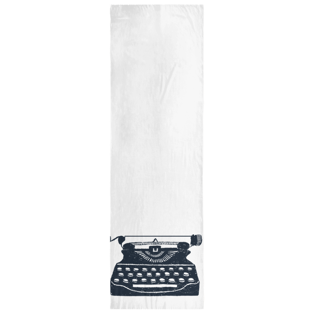 Vintage Typewriter on a scarf