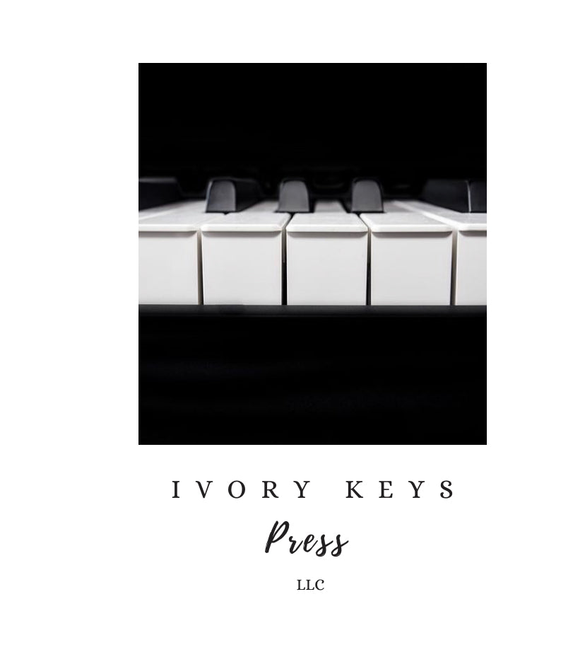 Ivory Keys Press image of piano keys on a black background