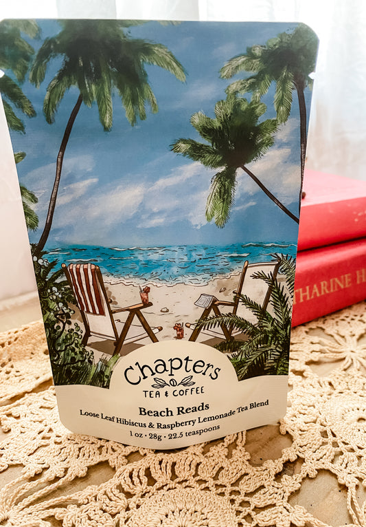 Beach Reads Handcrafted  Loose Leaf Tea For Book Lovers 