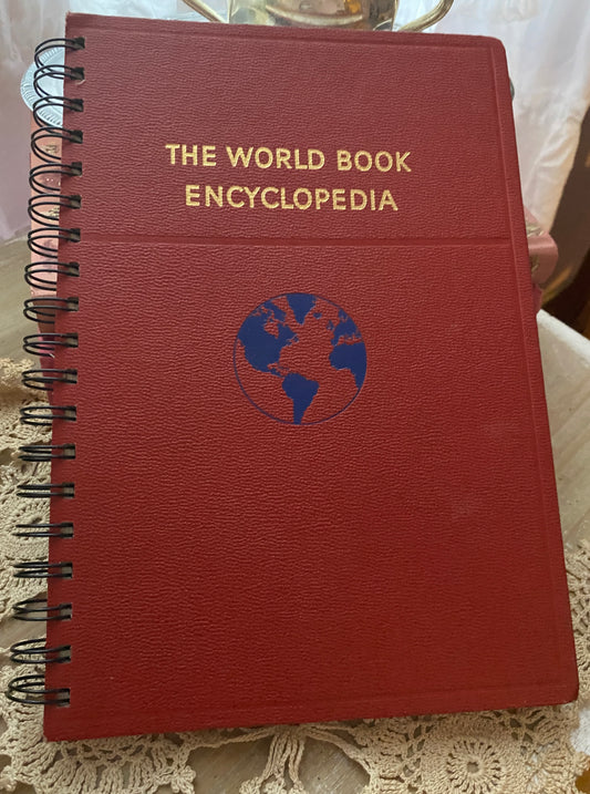 Recycled encyclopedia blank journal sustainable 